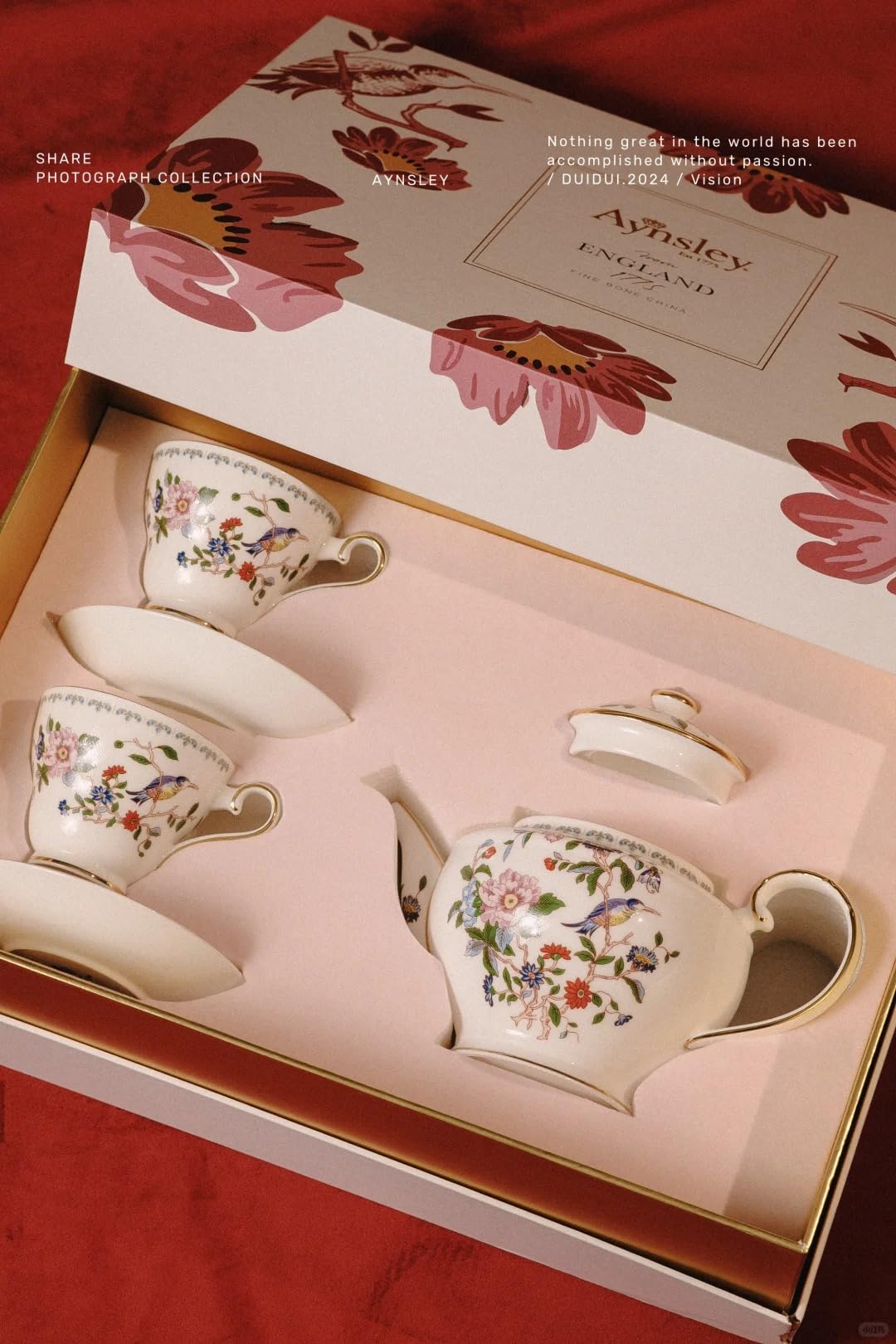 Amazon.com | Aynsley Porcelain Tea Set Adult Ceramic Tea Set